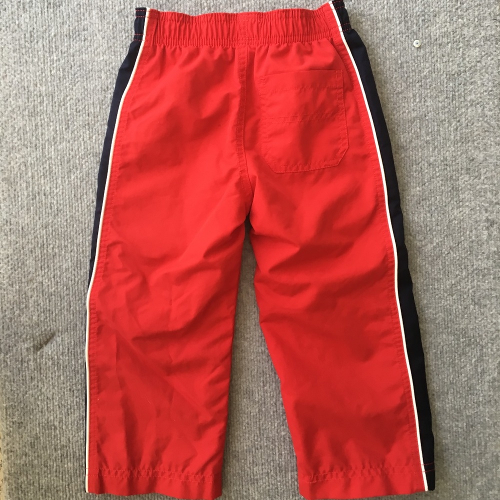 OshKosh B'Gosh Red w/Mesh Lining Jogger Pants - Picture 2 of 2